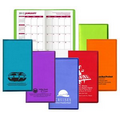 Translucent Vinyl Monthly Planner/ Calendar w/ 2 Color Insert